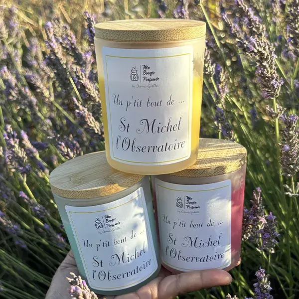 bougie parfumée - bougie un p'tit bout de - bougie souvenir - bougie cadeau