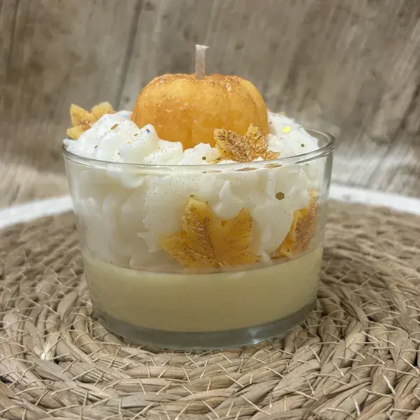 Bougie gourmande automnale - bougie originale gourmande - bougie gourmande pas chere - bougie gourmande parfumée