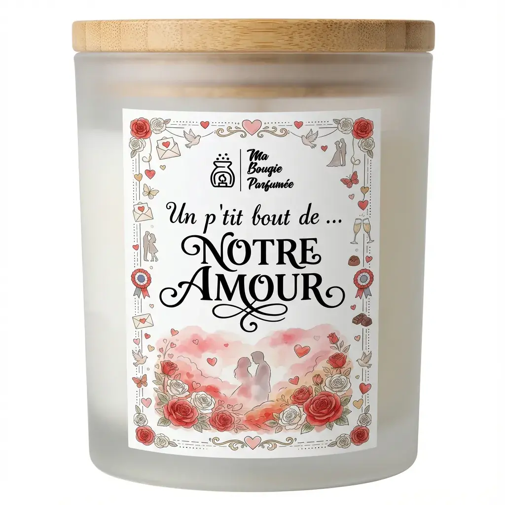 bougie-saint-valentin-Bougie un p'tit bout... notre amour