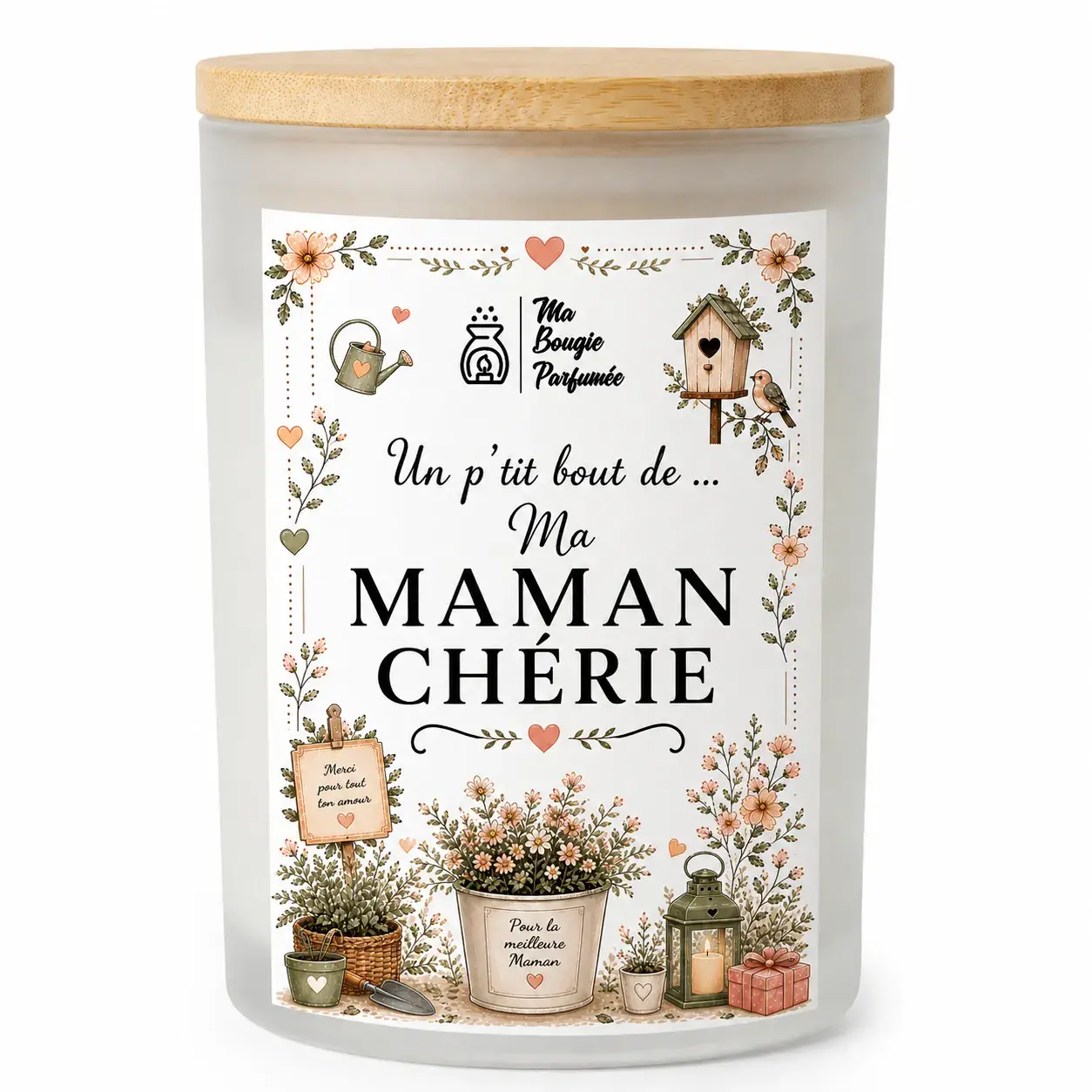 Bougie fête des mères - cadeau fête des mamans - idée cadeau fetes des mères
