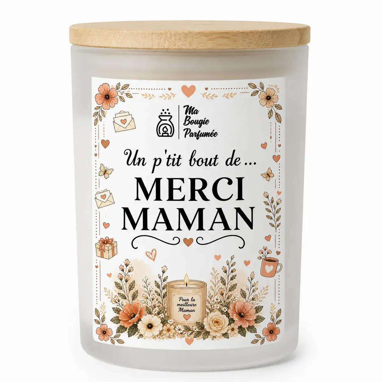 bougie fête des mères avec message enfant - cadeau maman bougie personnalisée message - bougie fête des mères artisanale parfumée - bougie maman idée cadeau enfant - bougie cadeau fête des mères unique - idée cadeau maman dernière minute - cadeau maman original et pas cher - cadeau maman qui change des fleurs - cadeau maman utile et décoratif - cadeau fête des mères simple